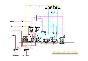 نقشه تاسیسات مکانیکی موتورخانه