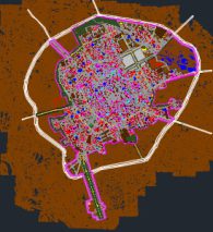 نقشه اتوکد جامع شهری- طرح تفصیلی شهر زابل