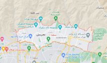 نقشه کامل GIS منطقه 1 تهران