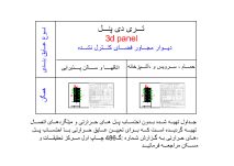 دانلود فایل اتوکد دیتیل 3D Panel دیوار مجاور فضای کنترل نشده (رده انرژی: EC و گروه ساختمانی: 1)(کاملا منطبق بر مبحث 19 مقررات ملی ساختمان ویرایش پنجم)